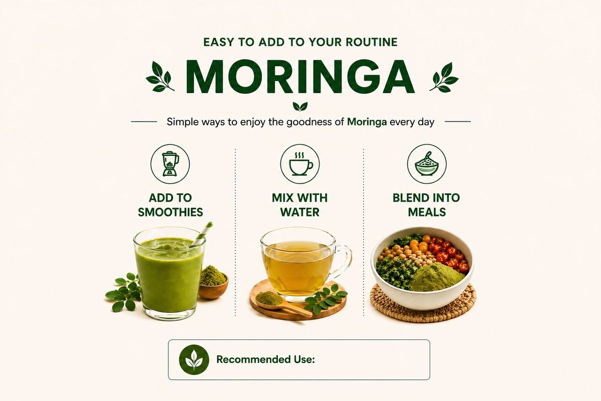 How to add Moringa to your daily routine